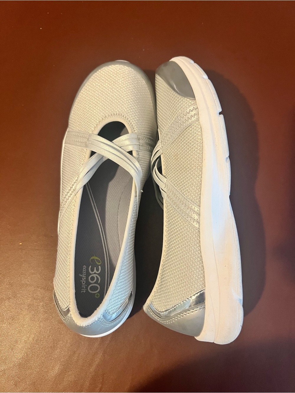 Easy Spirit e360+ Slip-On Crisscross Sneakers - Picture 4 of 7